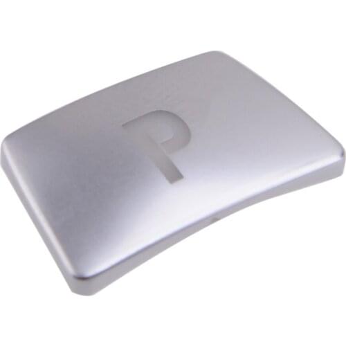 Car Silver Gear Shift Knob "P" Push Button Cover Trim Fit For BMW 3 5 7 Series X3 X4 X5 X6 2014 2015 2016 LHD Accessories