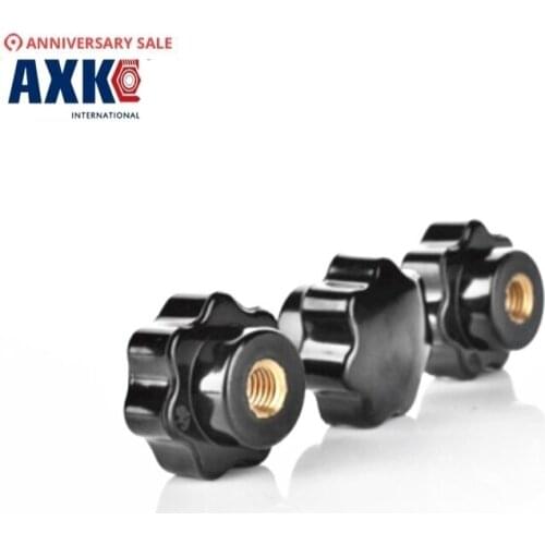 Axk M4 M5 M6 M8 Hand Adjusting Nut /bakelite Star Type Plastic Head Handle Nuts Wood Plum Bolt