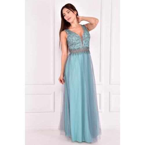 Tül Abiye Mint ZNG4030