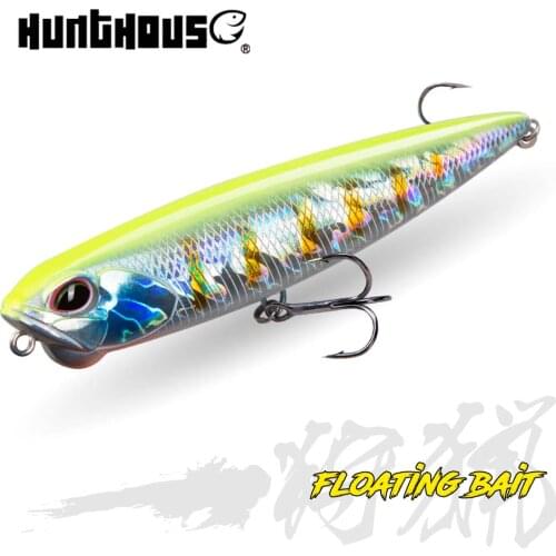 Hunthouse REALIS PENCIL 65 Topwater Lure 65/100mm 5.5/14.5g Swim Crankbait Pesca Whopper Plopper Trolling