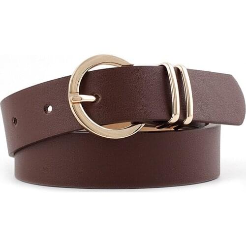 2021 new womens decoration all-match length 107 width 2.8 fashion pin buckle simple pants belt