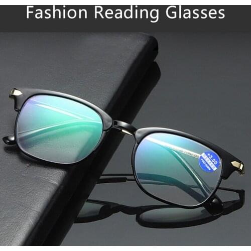 Reading Glasses Anti-Radiation Glasses Unisex Anti Blue Light Presbyopia Women Men Fashion Square Cat Eye Long Sight Eyeglasses