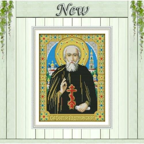 The pope Catholicism decor painting counted printed on canvas DMC 14CT 11CT chinese Cross Stitch Needlework Sets Embroidery kits