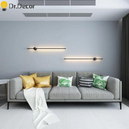 Post-Modern E27 LED Wall Light Living Room Background Bedroom Bedside Nordic Indoor Lighting Wall Lamp Wall Sconce Light Fixture