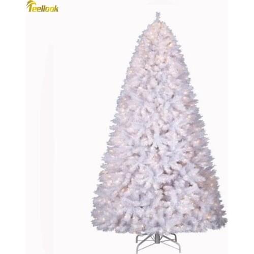 Teellook 1.2 m / 3.0 m Encrypted Glowing White Christmas Tree Christmas Hotel Home Mall Decoration