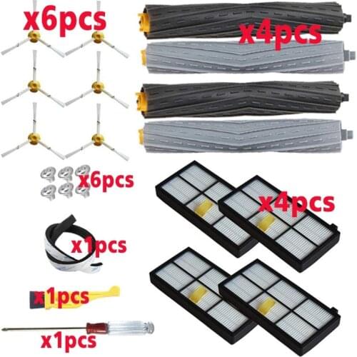 Accessories Kits Replacement for iRobot Roomba 800 900 Series 870 880 890 960 980 Vacuum Cleaner Side Brush Filter Extractor
