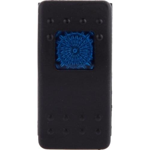 LED Illuminate On Off Control Switch Button For Marine Car DIY 12V 20A Blue