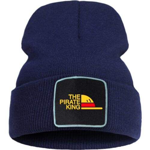 Creativity Unisex Knitted Cap Outdoor Hot Sale Hedging Hat One Piece The Pirate King Autumn Hats Casual Winter Wool Beanie Caps
