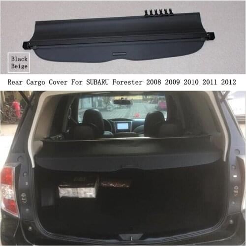Rear Cargo Cover For SUBARU Forester 2008 2009 2010 2011 2012 Privacy Trunk Screen Security Shield Shade Auto Accessories