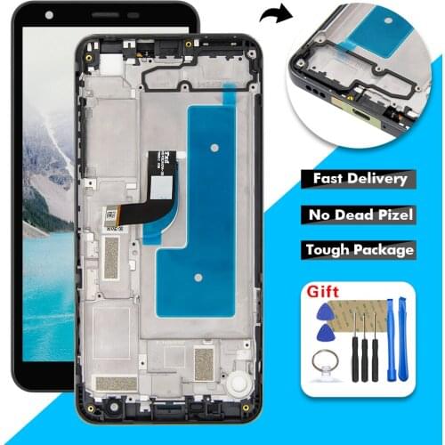 AAA 5.3"LCD For LG X2 2019 LCD Display Touch Screen Digitizer Glass Assembly + Frame