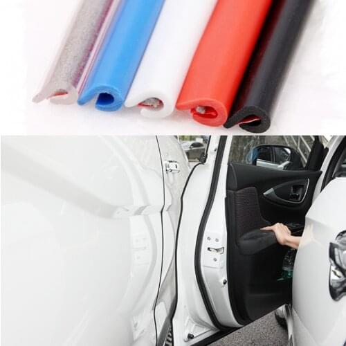 10Meters/Set Car Door Edge Rubber Scratch Protector Anti Collision Scratch Protection Car Door Rubber Sealing Strips Sticker