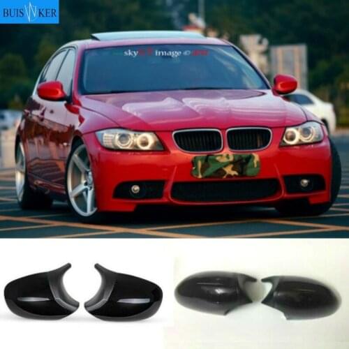 2x Mirror Cover E90 E91 E92 E93 Car Side Rear View Mirror Cap Cover Direct Replace For BMW E90 E91 2008-11 E92 E93 2010-13 LCI