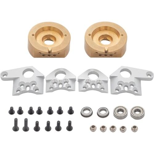 Brass Steering Cup Front C Seat Counter weight for 1/10 RC Crawler Car Axial Wraith 90018 Axle Modified and Upgraded Parts