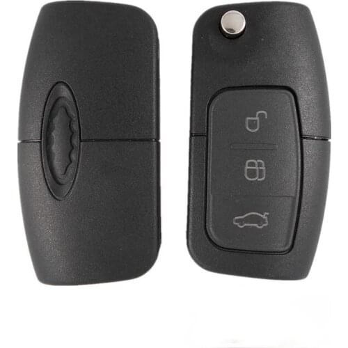 Car remote control cover 3 button flip cover folding suitable for Ford s-max c-max fox carnival galaxy mondeo ka