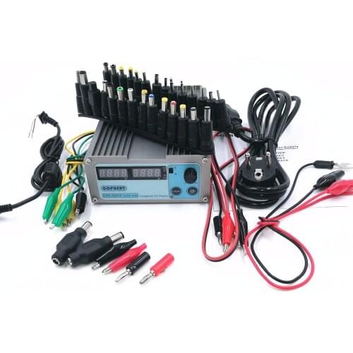 CPS-3205 II Compact Digital Adjustable DC Power Supply OVP/OCP/OTP+39 PCS connector Notebook power adapter 32V5A 0.01V/0.01A