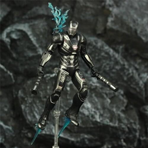 Marvel Avenger 4 Endgame War Machine 2019 Movie 7" 17cm Action Figure James Rhodes Legends Original ZD Toys Doll Model