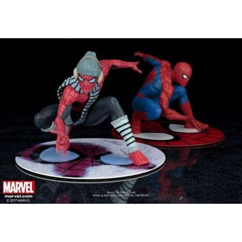 Disney Marvel spider winter dress Homecoming 15cm Action Figure Anime Mini Decoration PVC Collection Figurine Toy model gift