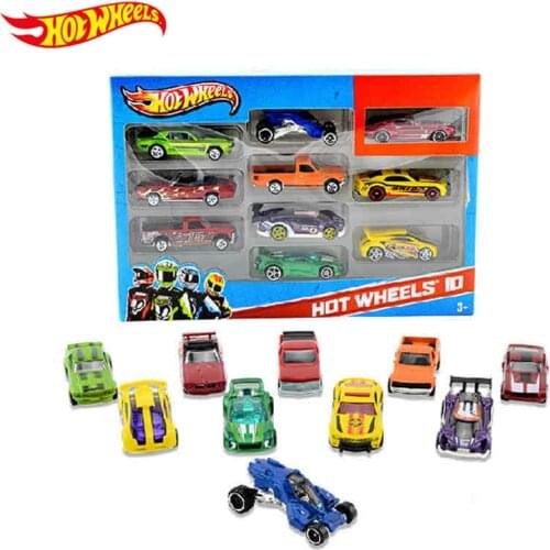 Hot Wheels track ESS BSC 10-Car Pack 1:64 Mini Model Car Kids Toys For Children Diecast Brinquedos Hotwheels Birthday Gift 54886