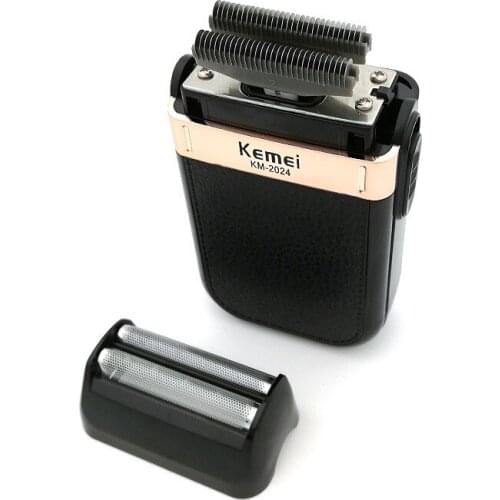 Kemei 2 in 1 wet dry electric shaver facial electric razor for men male beard shaving machine rotary head usb rechargeable