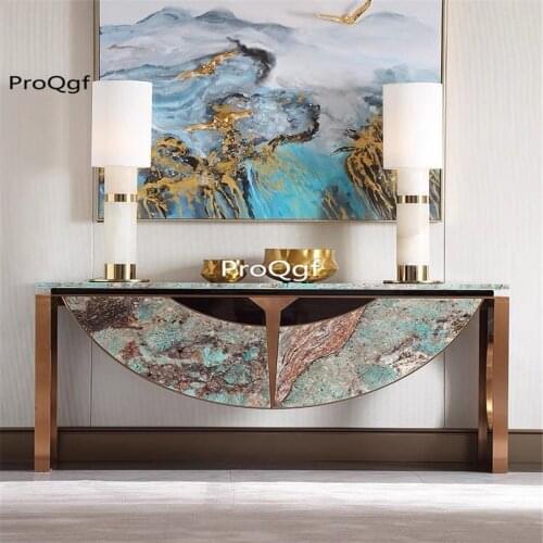 Prodgf 1Pcs A Set ins Happy Life yours Luxury Corner Console Table