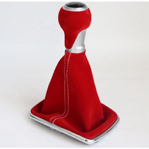 5 speed Gear shift Knob+Gaiter Plush for VW 1998-2004 Bora MK4 Golf 4 Jetta 4