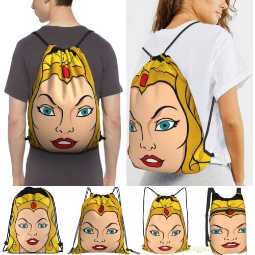 She-Ra(3) Men Purpose Drawstring Backpack Bags Women Outdoor Travel Backpacks Gym Training Swimming Fitness Bag