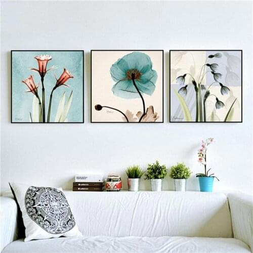 Modern Watercolor Orchid Flower A4 Poster Print Floral Living Room Wall Art Picture Nordic Home Decor Canvas Painting No Frame