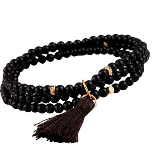 SUNYIK Black Bracelets