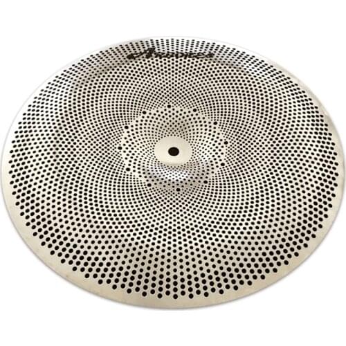 Arborea low volume cymbal ordinary quality Sliver mute cymbal 16"china Cymbal for Drummer practice
