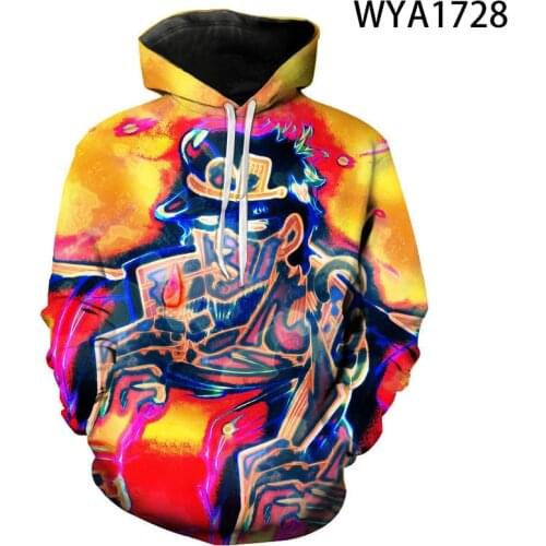 Jojo Bizarre Adventure Hoodies Sweatshirt 3D Printed Men Women Children Fashion Boy Girl Kids Pullover Hooded Streetwear Tops