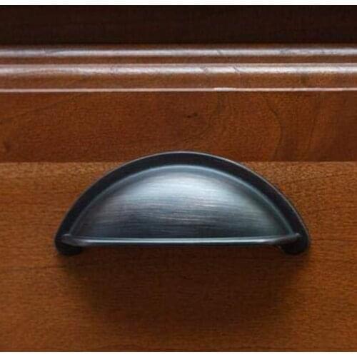 12pcs Vintage Shell Shaped Metal Kitchen Cabinet Cupboard Drawer Pull Handles 24 Pcs Screws Home Kitchen Hardware Accessories