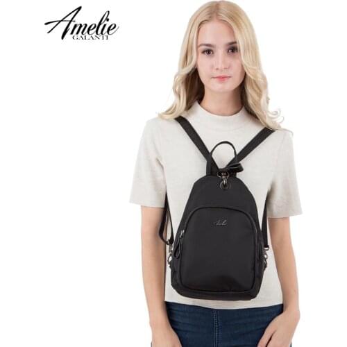 AMELIE GALANTI backpack Vintage Nylon Women Backpack Backpack mini travel backpack Single and double shoulder conversiono