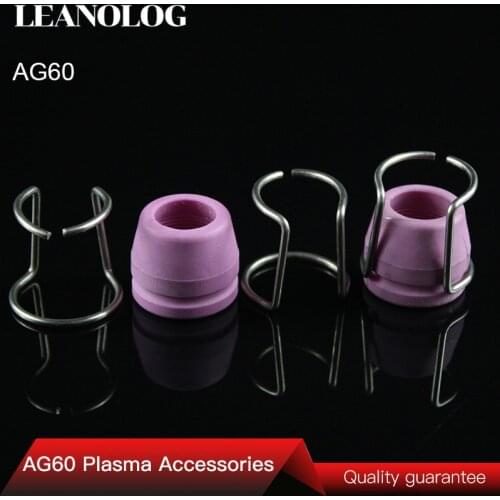 10PCS Ceramic shield cups and 10PCS Guide Ring/Air Plasma Cutter AG60 Cutting Torch Consumable/Weiding Tools/Accessories