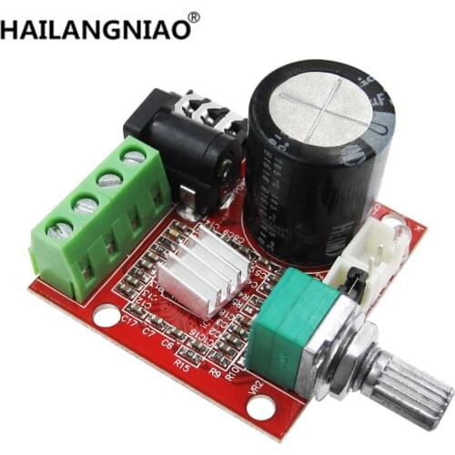 12V Mini Hi-Fi PAM8610 Audio Stereo Amplifier Board 2X10W Dual Channel D Class Lowest Price