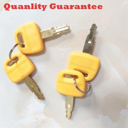 4PCS KEYS for Excavator CATERPILLAR CAT 305/320/330/336B/C/D ignition door lock key
