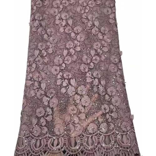 African Lace Fabric With Sequins Nigerian Tulle Net Lace French Mesh Lace Fabric 2021 Newest Style For Wedding Dress 5Yards