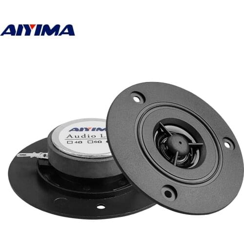 AIYIMA 2Pcs 3Inch Audio Portable Speakers 8 Ohm 10W Speaker Louderspeaker Tweeter Treble for Stereo Sound Box DIY Accessories