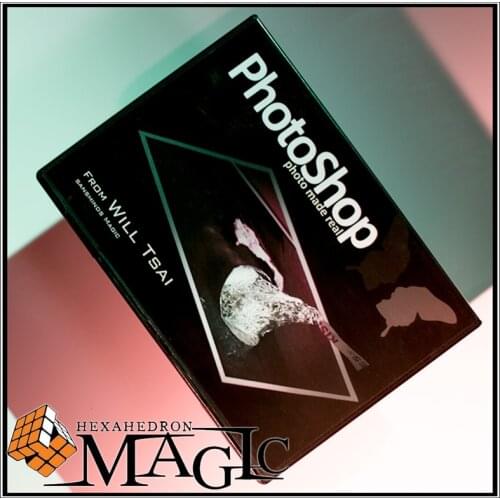 Free shipping! PhotoShop (Props and DVD) by Will Tsai and SansMinds close up Street mentalism Classic card magic tricks