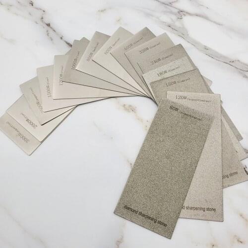 Big Size 15pcs 80-3000 Knife Sharpener Diamond Whetstone Fast Honing Kitchen Tools Apex Diamond Sharpening Stone Knife Grinder