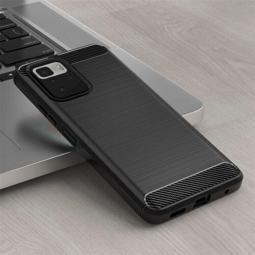 For Cover Xiaomi Redmi Note 10 Pro 5G Case For Redmi Note 10 Pro 5G Silicone Carbon Fiber Case For Redmi Note 10 Pro 5G Cover