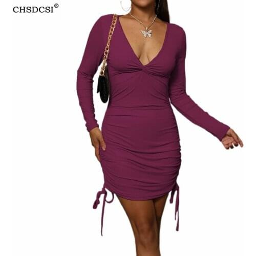 Модные обтягивающие платья CHSDCSI China At AliExpress