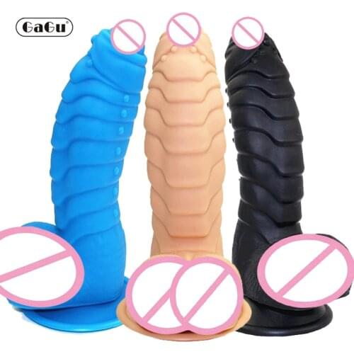 GaGu Dinosaur Scales Penis With Suction Cup Dildo Female Adult Sex Toys Real Huge Cock Strapon Big Dick Sex Shop Not Vibrator