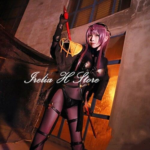 Irelia H Store Scathach Fate/Grand Order Lancer Scathach Cosplay Costume halloween costumes Custom made/size