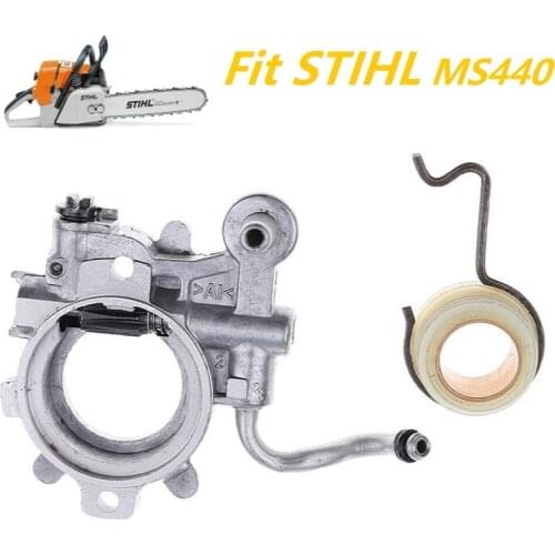 Oiler Oil Pump & Worm Gear Spring Kit Fit STIHL MS440 044 Chainsaw Engine Rebuild Replace Parts OEM 1128 640 3205
