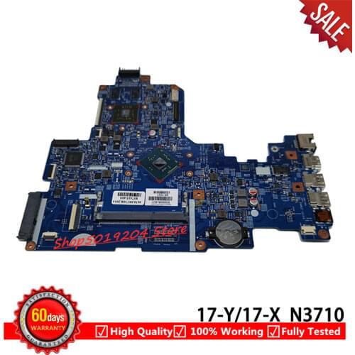 For HP 17-X 17-Y 17-Y018CA Laptop Motherboard 856696-001 856696-601 857415-601 SR2KL N3710 15288-1 448.08D01.0011 Mainboard