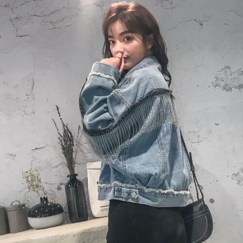 2020 Fashion The New Loose Bat Sleeve Tassel Short Paragraph Burr Cowboy Jacket Free Shipping