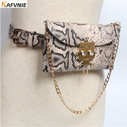 New Fashion Fanny Pack Leopard Women Waist Bag Travel Waist Pack Wallet PU Leather Waist Pouch Vintage Lady Belt Bags 5 color