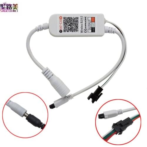 DC5V-24V LED Strip Music Controller 12V 21key Remote Bluetooth-compatible Controller for 2812 2811 Addressable Pixels Strip Tape