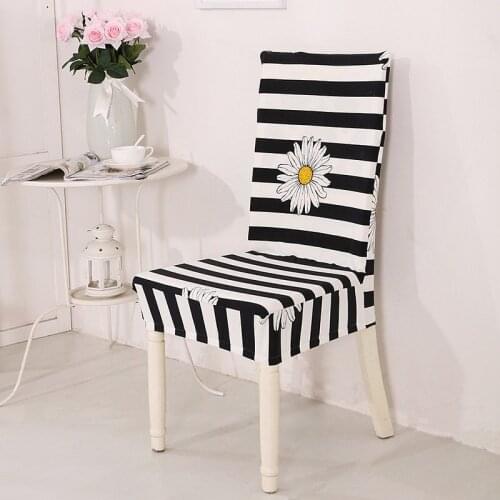 New Elastic One-piece Chair Cover Kitchen Decor Chair Protector Case Hotel Restaurant Dining Room Anti-dirty Stretch Seat Covers
