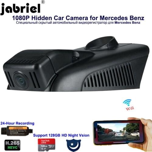 Jabriel 1080P Hidden Wifi Car dvr Dash Camera Night Vision for Mercedes Benz C200 C260 C300 GLC180 GLC200 E200 E300 W204 W203